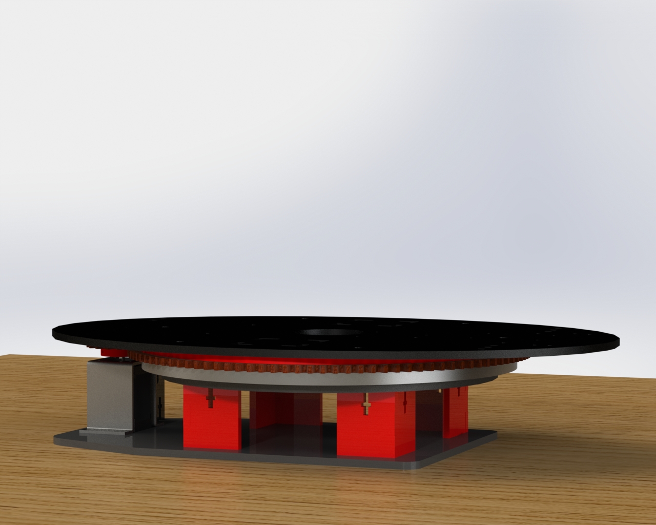 assemblied turntable