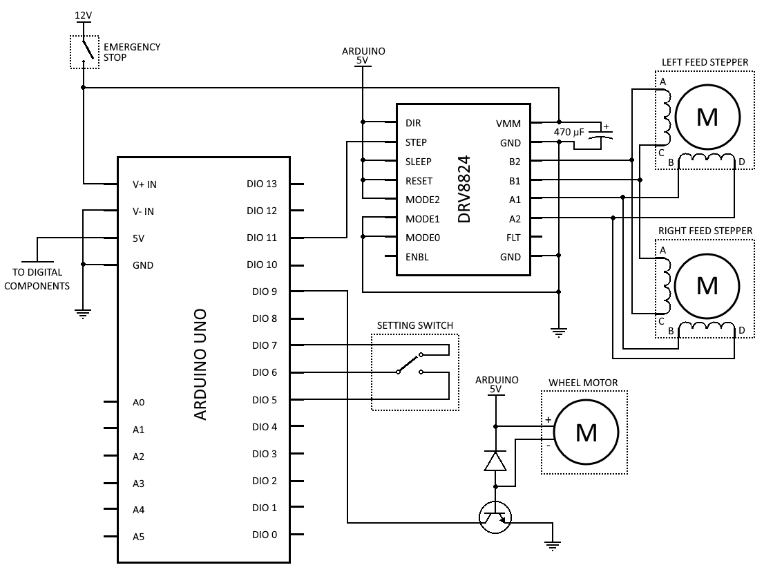 Our final circuit diagram.